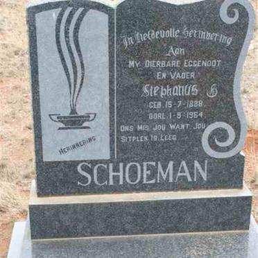 SCHOEMAN Stephanus J. 1888-1964