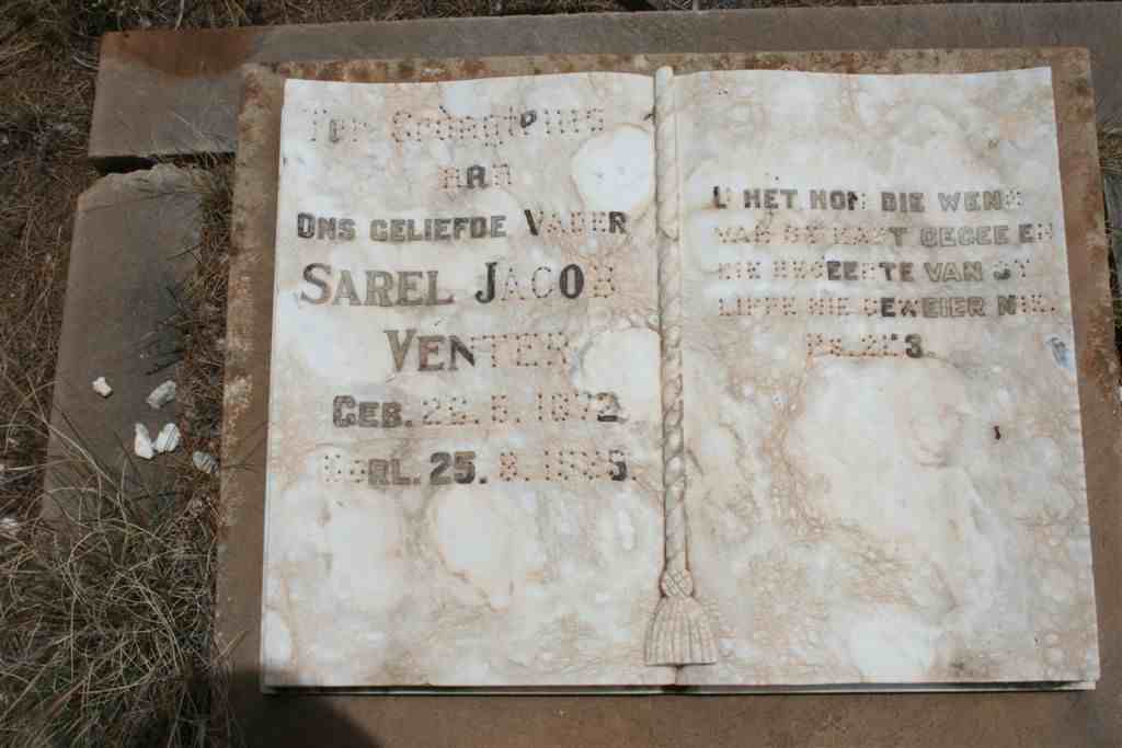 VENTER Sarel Jacob 1872-19?5