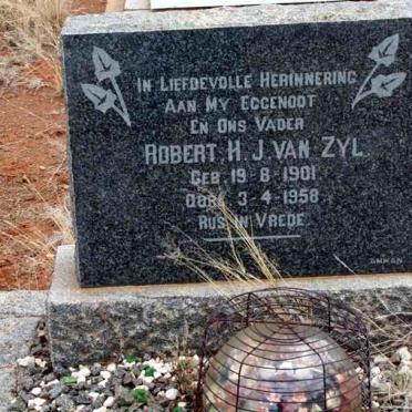 ZYL Robert H.J., van 1901-1958