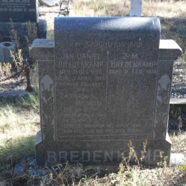 BREDENKAMP Jan Daniel 1859-1945 &amp; Zacharia Magdalena -1955