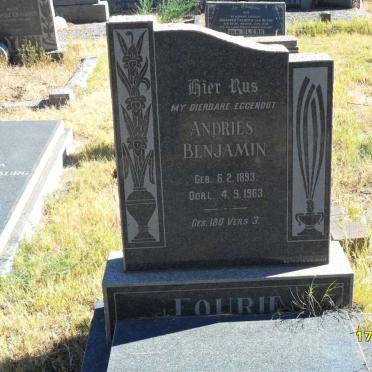 FOURIE Andries Benjamin 1893-1963