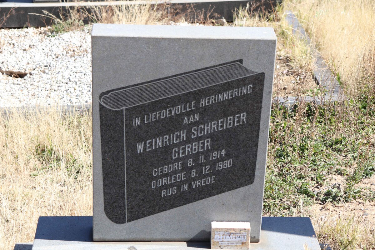 GERBER Weinrich Schreiber 1914-1980