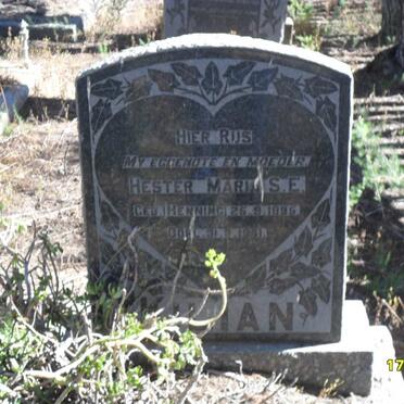 KILIAN Hester Maria S.E. nee HENNING 1895-1951