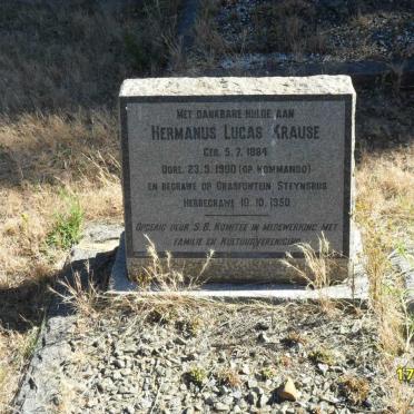 KRAUSE Hermanus Lucas 1884-1900