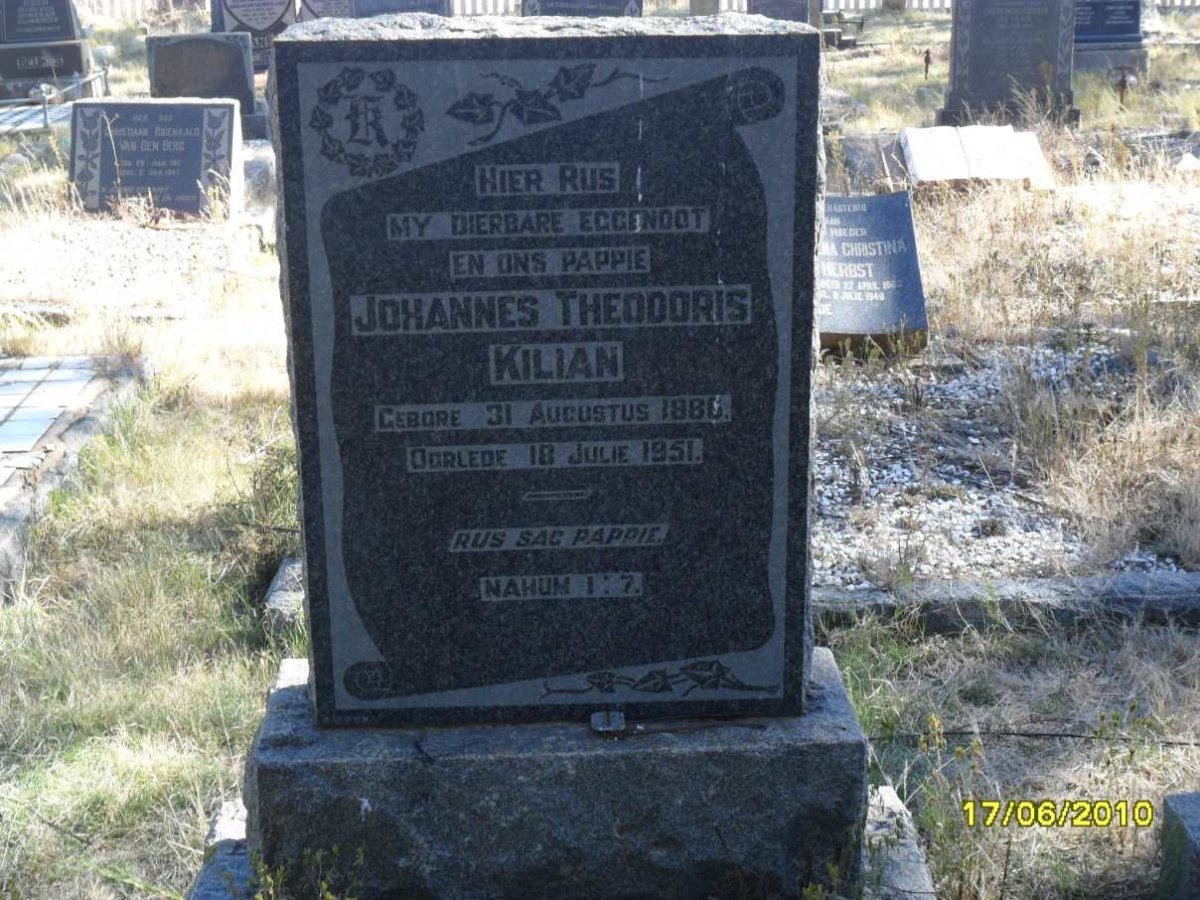 KILIAN Johannes Theodoris 1866-1951