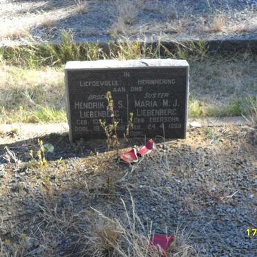 LIEBENBERG Hendrik ? S. 1871-1951 &amp; Maria M.J. EBERSOHN 1869