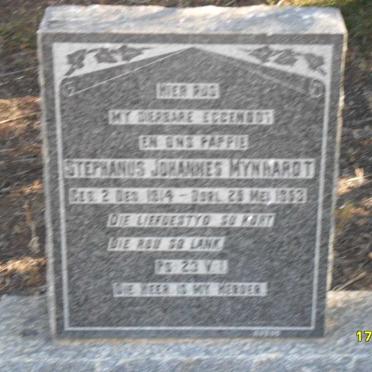 MYNHARDT Stephanus Johannes 1914-1953