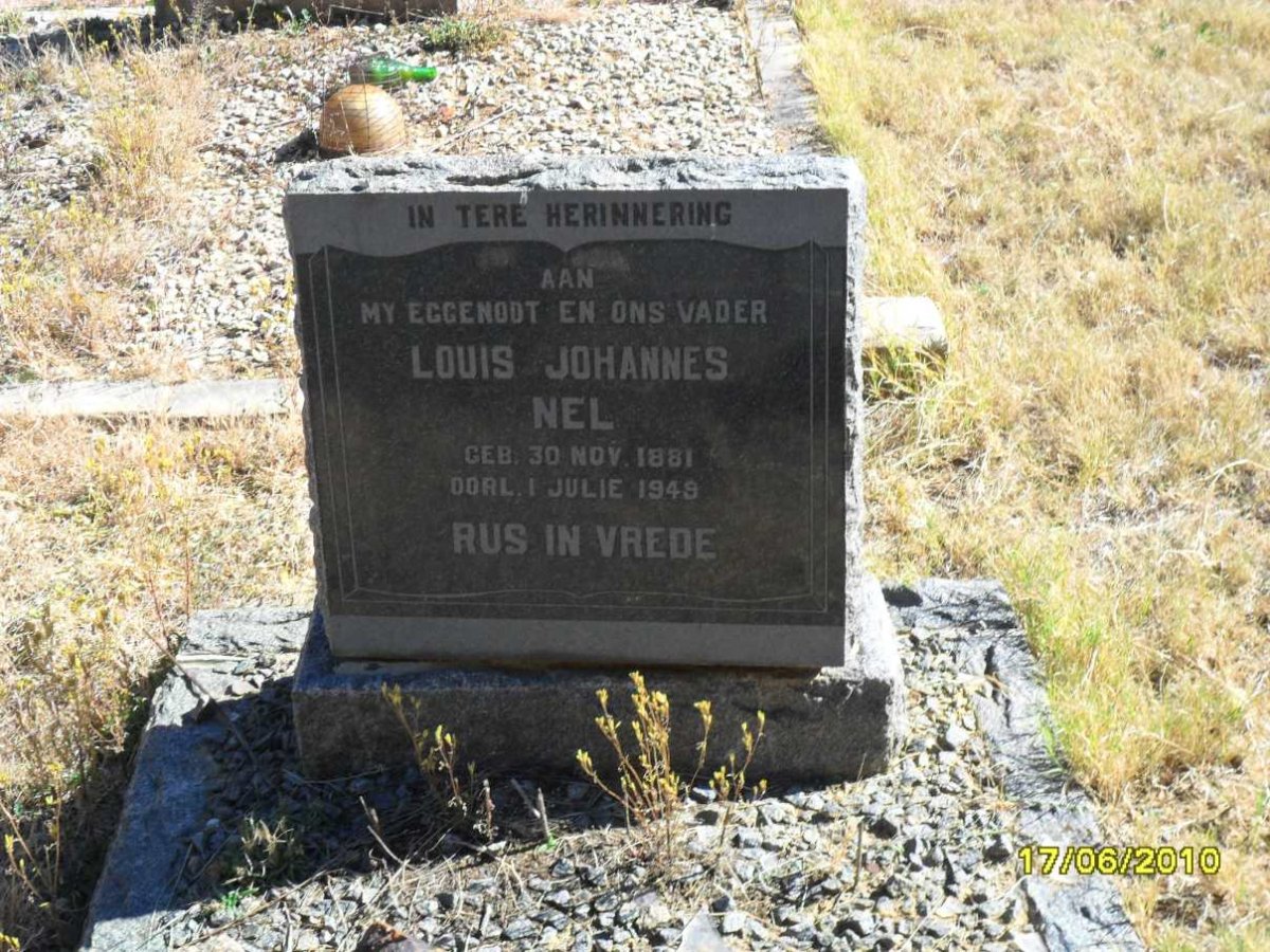 NEL Louis Johannes 1881-1949