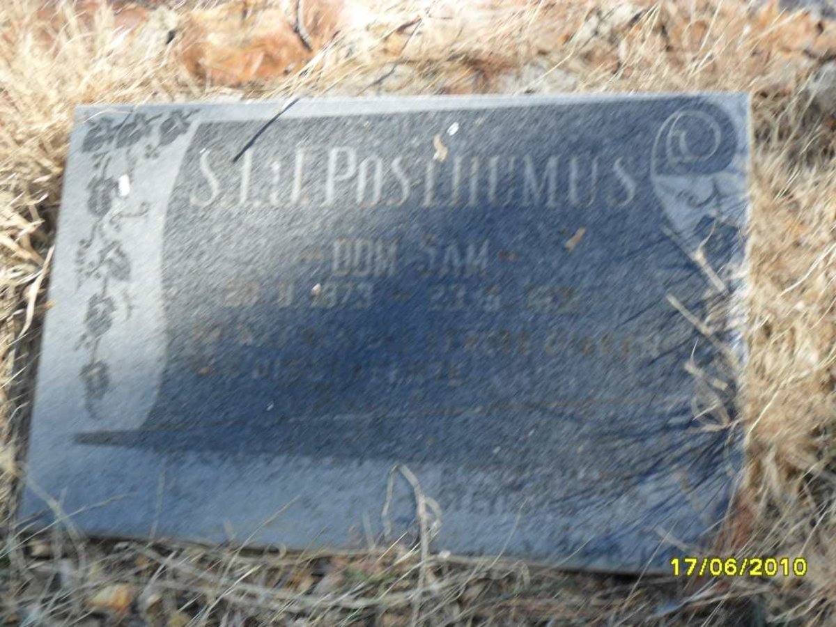 POSTHUMUS S.L.J.1873-