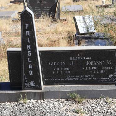 PRINSLOO Gideon J. 1903-1979 & Johanna M. FISCHER 1903-1980