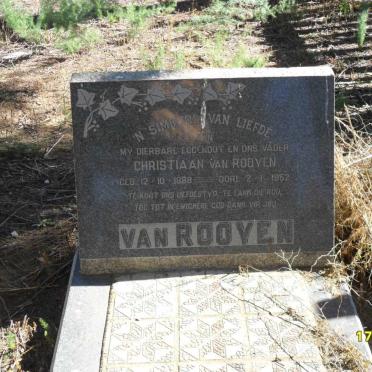 ROOYEN Christiaan, van 1888-1952