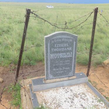 MOTSILILI Ezekiel Thokoane 1860-1930