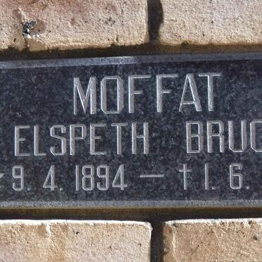 MOFFAT Elspeth Bruce 1894-1980