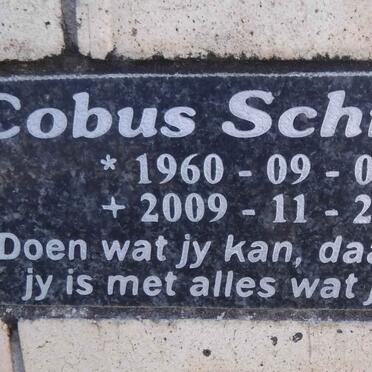 SCHMIDT Cobus 1960-2009