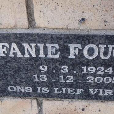 FOUCHE Fanie 1924-2005