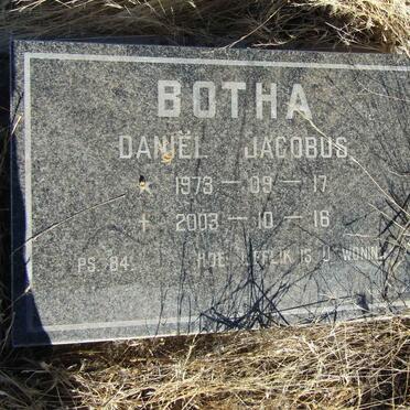 BOTHA Daniel Jacobus 1973-2003