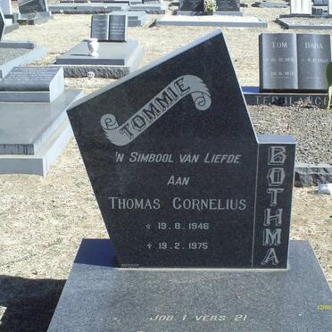 BOTHA Thomas Cornelius 1946-1975