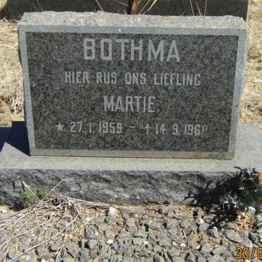 BOTHMA Martie 1959-1968
