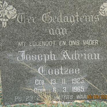 COETZEE Joseph Adrian 1923-1965