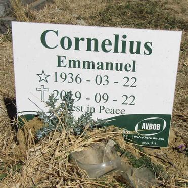 CORNELIUS Emmanuel 1936-2019