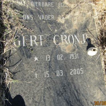 CRONJE Gert 1931-2005