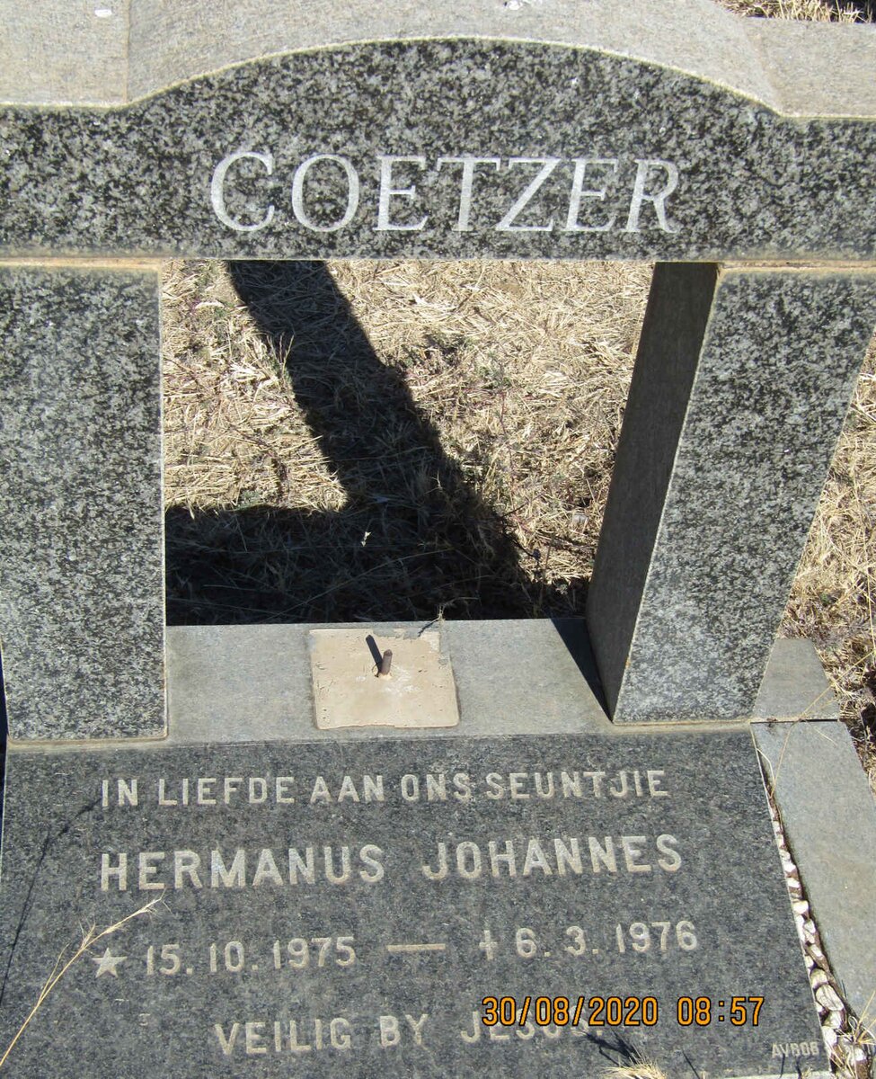 COETZER Hermanus Johannes 1975-1976