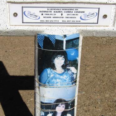 CONRADIE Antoinette Alkdien Catrina 1966-2017