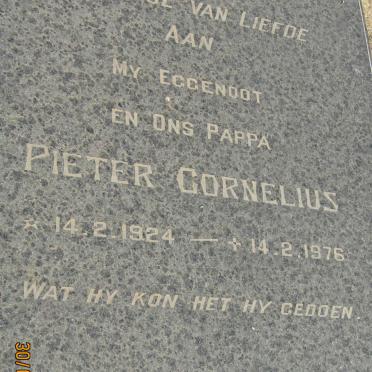 CORNELIUS Pieter 1924-1976