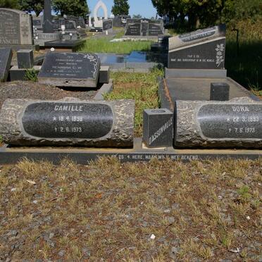 D'ASSONVILLE Camille 1898-1973 &amp; Dora 1893-1973