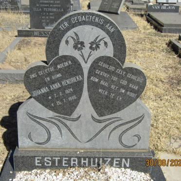 ESTERHUIZEN Johanna Anna Hendrieka 1924-1986
