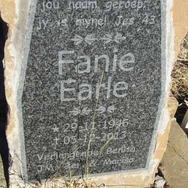 EARLE Fanie 1946-2013