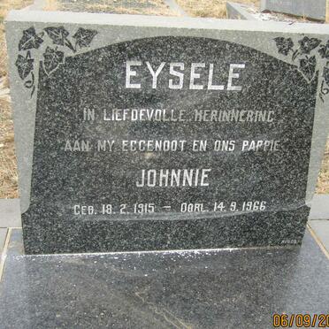 EYSELE Johnnie 1915-1966