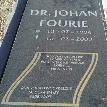 FOURIE Johan 1934-2009