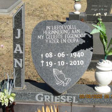 GRIESEL Jan Hendrik 1940-2010 