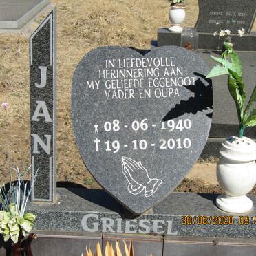 GRIESEL Jan Hendrik 1940-2010 