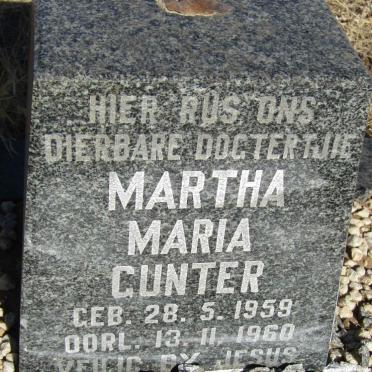 GUNTER Martha Maria 1959-1960