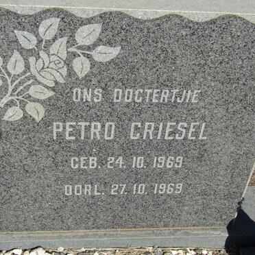 GRIESEL Petro 1969-1969