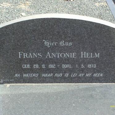 HELM Frans Antonie 1912-1973