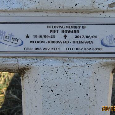 HOWARD Piet 1946-2017