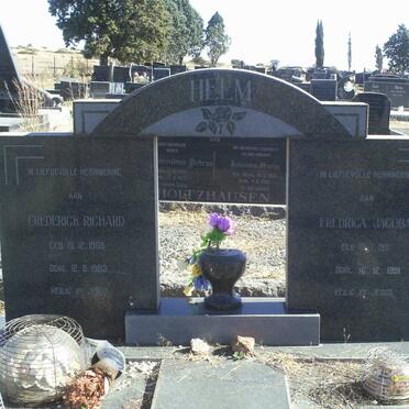 HELM Frederick Richard 1906-1963 &amp; Fredrica Jacoba 1911-1991