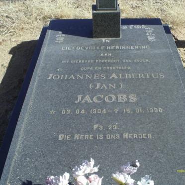 JACOBS Johannes Albertus 1904-1998