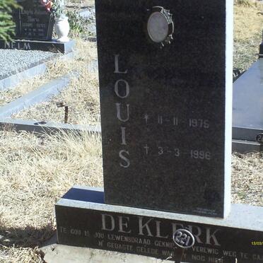KLERK Louis, de 1975-1996