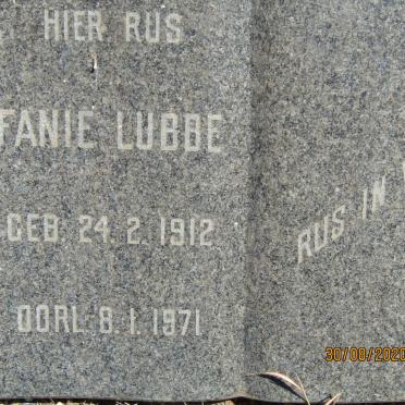 LUBBE Fanie 1912-1971