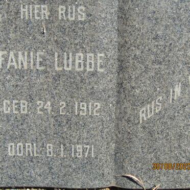 LUBBE Fanie 1912-1971