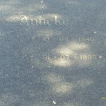 MARAIS Anneke 1946-1993