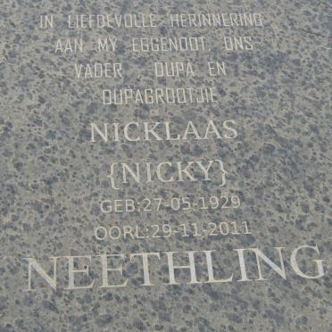 NEETHLING Nicklaas 1929-2011