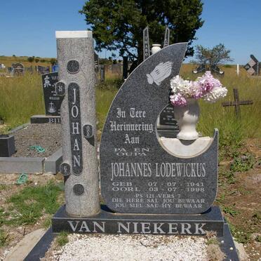 NIEKERK Johannes Lodewickus, van 1941-1998