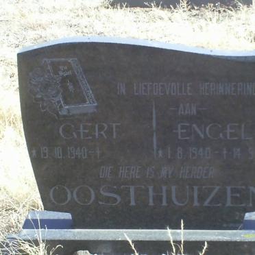 OOSTHUIZEN Gert 1940- &amp; Engela 1940-1995