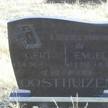 OOSTHUIZEN Gert 1940- &amp; Engela 1940-1995
