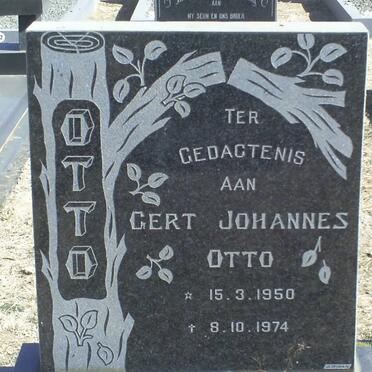 OTTO Gert Johannes 1950-1974